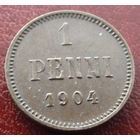 Финляндия в составе РИ. 1 пенни 1904
