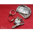 Лом СЕРЕБРО+колечко 84 пробы