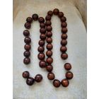 Шикарные винтажные деревянные бусы
