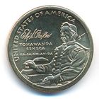 1 доллар США 2012 год Сакагавея Эли Сэмюэл Паркер двор Р _состояние aUNC/UNC