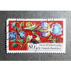 Марка Германия 1985 год Цветы