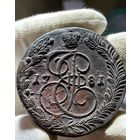 5 копеек 1781 ЕМ без МЦ.Передатировка.Кладовая.Состояние!!