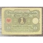 Банкнота 1 марка 1920 год. Веймарская республика.