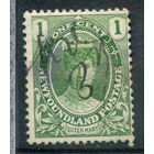 Британские колонии - Ньюфаундленд - 1911г. - королева Мария, коронация Георга V - 1 марка - гашёная [Mi 85]. #3-WB-94-A-1