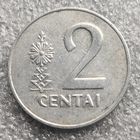 Литва 2 цента   1991 г.  (4)