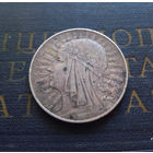 10 злотых 1933 Польша Ядвига #107-A01 Монета в родной патине!