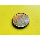 Республика Беларусь (РБ). 10 копеек 2009. Брак гальванопокрытия (цвет, трехцветная) + небольшое смещение. Торг.