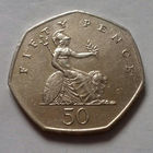 50 пенсов, Великобритания 2002 г.