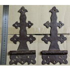 Петли кованые дверные амбарные. Пара.