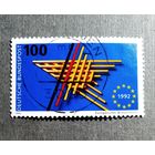 Марка Германия 1992 год Внутренний рынок ЕС