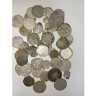 Лом серебра, остатки монет. 63 грамма!!!