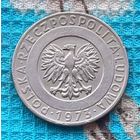 Коммунистическая Польша 20 злотых 1973 года, AU. Зерновые поля.