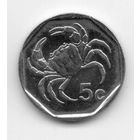 РЕСПУБЛИКА   МАЛЬТА. 5 ЦЕНТОВ 2001. UNC ФАУНА.  КРАБ