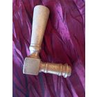 Старинная дверная ручка! Бронза!