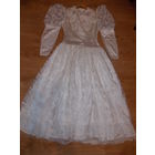 Платье свадебное СССР. Винтажное свадебное платье. есть фата с шляпой ссср, уточняйте