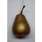 "Груша". Елочная игрушка. Пластик.
