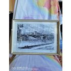 Картина графика Витебск вид на улицу Кирова художник Борис Иванович Харлан Витебск 2000 год аукцион три дня