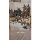 Живопись XX век! 1949г.Довгялло Михаил Хрисанфович 1908-1978г.Член С/Х БССР. К/м. "Вырубка леса"