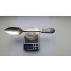 Cтоловая ложка. Вес 72,1 грамма. Серебро 875. Не чищена. 34