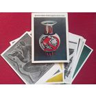 Набор открыток. Русское декоративно-прикладное искусство. Макаров 1974 г. 21 открытка. Полный набор.