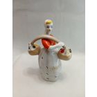 Статуэтка Девушка с коромыслом СССР фарфор