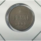 1 пенни 1909 г. С рубля.