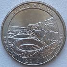 США 25 центов (квотер) 2012 г. P. Национальный исторический парк Чако