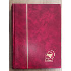 Альбом (кляссер) А4 для марок бордовый 32 листа (64 станицы) б/у без марок -TG3P