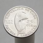 Куба 25 центаво 1953 100 лет со дня рождения Хосе Марти