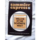 25-10 Журнал ГДР для коллекционеров нумизматов филателистов Sammler Express Номер 2-1970