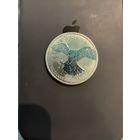 5 долларов серебро Канада 9999