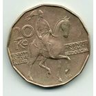 ЧЕШСКАЯ РЕСПУБЛИКА. 20 КРОН. СВЯТОЙ ВАЦЛАВ. ПОГОДОВКА. Цена за одну монету.