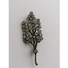 Брошь, серебро 875 пр, нужен ремонт, торги с Рубля