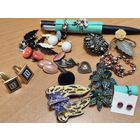 Лот винтажной бижутерии