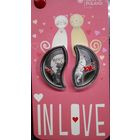 Набор монет Ниуэ 2 Доллара 2013 ВЛЮБЛЕННЫЕ - кошки - две половинки. Форма Инь-Янь, KM#1081, KM#1082, блистер, редкость! Серебро 999, Proof, 62 гр. Ценный подарок!