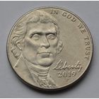 США, 5 центов 2019 г. Р