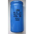 Конденсатор винтажный  Nippon Chemi-Con 36DE 95C  4700 мкФ 100 В герметичный, клеммы под болт