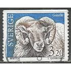 Швеция. Домашние животные. Баран. 1994г. Mi#1806.