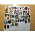 Значки на выбор 1 знак 1 руб. 55шт