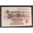 2   марки 1914 банкнота  Германия   Берлин Кайзеровская империя