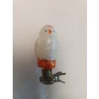 Винтажная Ёлочная игрушка Сова