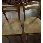 Стулья советские жесткие под реставрацию, 2 шт