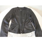 Куртка черная 100% натуральная кожа made in VANDINI, размер 42-44.