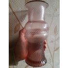 Ваза старая цветное стекло СССР.