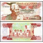 Гана 200 седи образца 1992 года UNC p27b