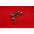 Штопор "голова оленя", латунь