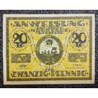 20 пфеннигов Германия вып. 1920 г. Нойштадт-ин-Хольштайн (Neustadt in Holstein) нотгельд (номерной, 28.2)