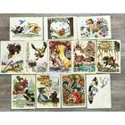 Старые Открытки СССР РУССКИЕ народные СКАЗКИ 12 шт ОТЛИЧНЫЕ