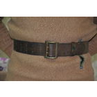 Из натур.кожи в супер сохране,большого размера конца 30-х офицерский немецкий или польский ремень. Чердак.