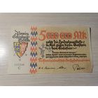 5 миллионов марок 1923 года, Германия.